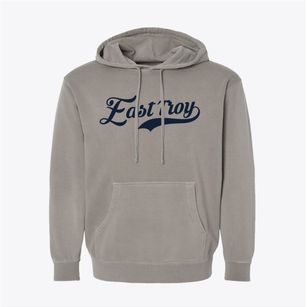 East Troy Wisconsin Vintage Team Pigment-Dyed Hoodie
