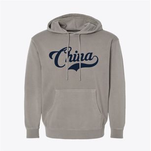China Maine Vintage Team Pigment-Dyed Hoodie