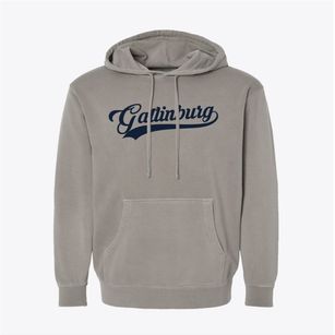 Gatlinburg Tennessee Vintage Team Pigment-Dyed Hoodie