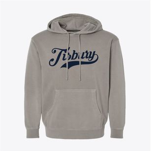 Tisbury Massachusetts Vintage Team Pigment-Dyed Hoodie