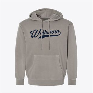 Wellsboro Pennsylvania Vintage Team Pigment-Dyed Hoodie