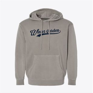 Winter Garden Florida Vintage Team Pigment-Dyed Hoodie