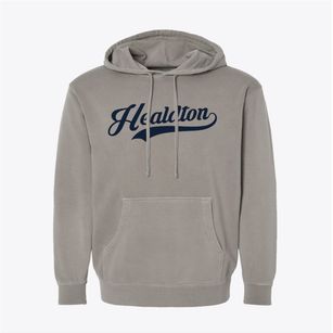 Healdton Oklahoma Vintage Team Pigment-Dyed Hoodie