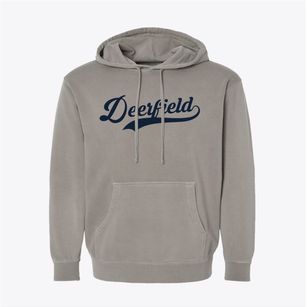 Deerfield Wisconsin Vintage Team Pigment-Dyed Hoodie