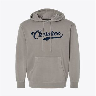 Cherokee North Carolina Vintage Team Pigment-Dyed Hoodie