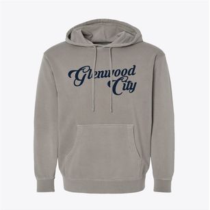Glenwood City Wisconsin Vintage Team Pigment-Dyed Hoodie