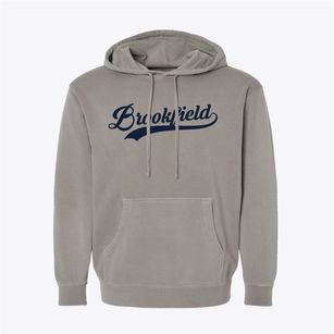 Brookfield Illinois Vintage Team Pigment-Dyed Hoodie