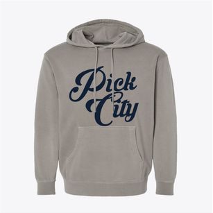 Pick City North Dakota Vintage Team Pigment-Dyed Hoodie