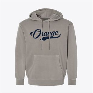 Orange Massachusetts Vintage Team Pigment-Dyed Hoodie