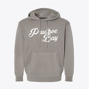Prudhoe Bay Alaska Vintage Team Pigment-Dyed Hoodie