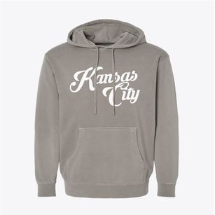 Kansas City Kansas Vintage Team Pigment-Dyed Hoodie