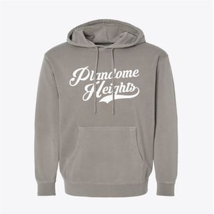 Plandome Heights New York Vintage Team Pigment-Dyed Hoodie