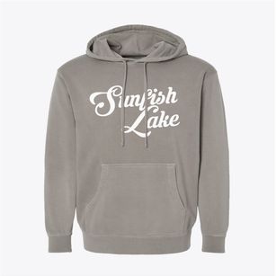 Sunfish Lake Minnesota Vintage Team Pigment-Dyed Hoodie