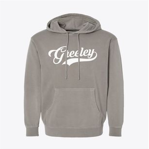 Greeley Colorado Vintage Team Pigment-Dyed Hoodie