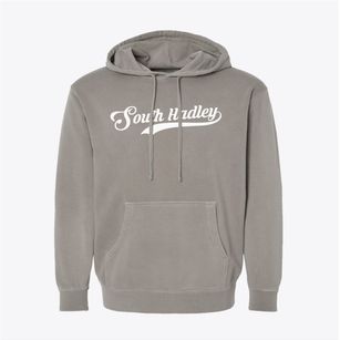 South Hadley Massachusetts Vintage Team Pigment-Dyed Hoodie