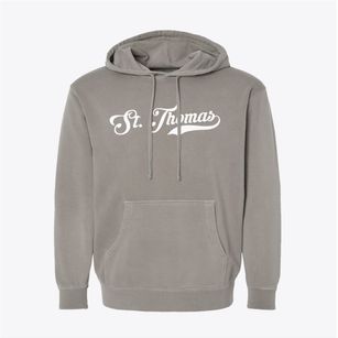 St. Thomas North Dakota Vintage Team Pigment-Dyed Hoodie