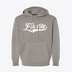 Elk City Kansas Vintage Team Pigment-Dyed Hoodie