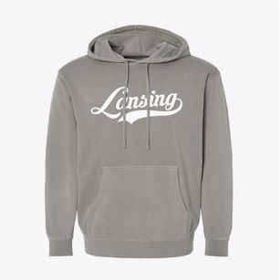 Lansing North Carolina Vintage Team Pigment-Dyed Hoodie