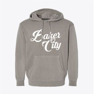 Baker City Oregon Vintage Team Pigment-Dyed Hoodie