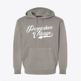 Pewaukee Village Wisconsin Vintage Team Pigment-Dyed Hoodie
