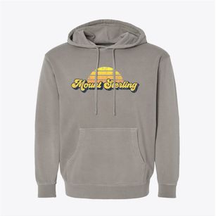 Mount Sterling Illinois Sublime Sunset Pigment-Dyed Hoodie