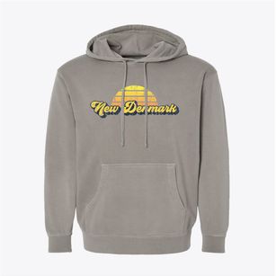 New Denmark Wisconsin Sublime Sunset Pigment-Dyed Hoodie