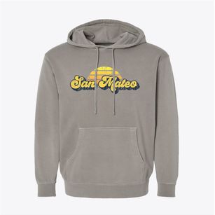 San Mateo California Sublime Sunset Pigment-Dyed Hoodie