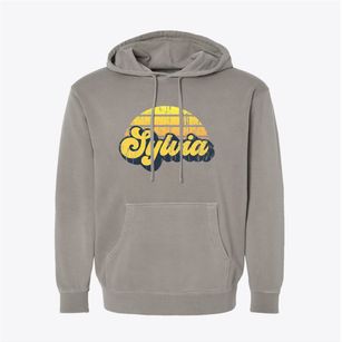 Sylvia Kansas Sublime Sunset Pigment-Dyed Hoodie