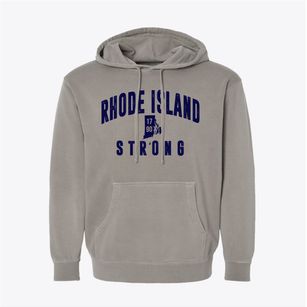  Rhode Island Strong Pigment-Dyed Hoodie