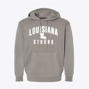  Louisiana Strong Pigment-Dyed Hoodie