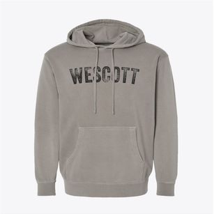 Wescott Wisconsin Timeless Retro Pigment-Dyed Hoodie