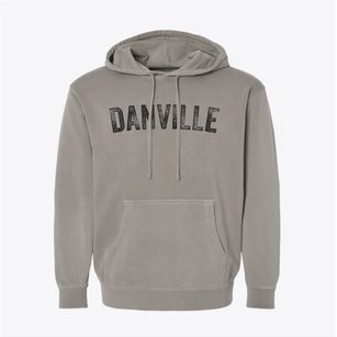 Danville Iowa Timeless Retro Pigment-Dyed Hoodie