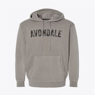 Avondale Missouri Timeless Retro Pigment-Dyed Hoodie