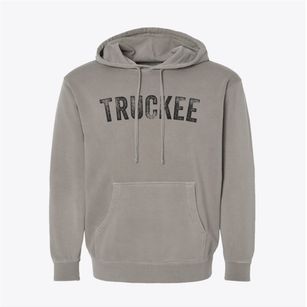 Truckee California Timeless Retro Pigment-Dyed Hoodie