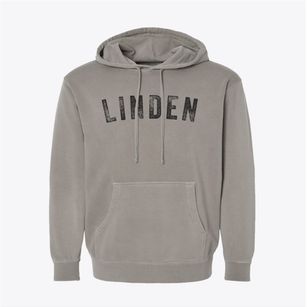 Linden Iowa Timeless Retro Pigment-Dyed Hoodie