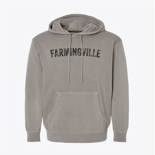 Farmingville New York Timeless Retro Pigment-Dyed Hoodie