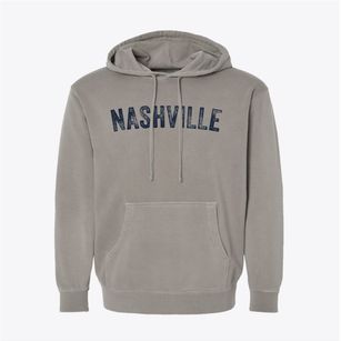 Nashville North Carolina Timeless Retro Pigment-Dyed Hoodie