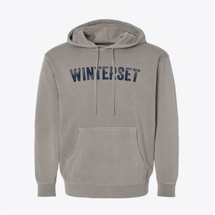 Winterset Iowa Timeless Retro Pigment-Dyed Hoodie