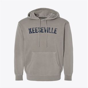 Keeseville New York Timeless Retro Pigment-Dyed Hoodie