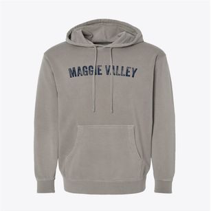Maggie Valley North Carolina Timeless Retro Pigment-Dyed Hoodie