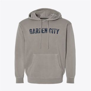 Garden City New York Timeless Retro Pigment-Dyed Hoodie