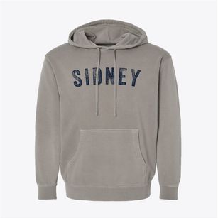 Sidney Ohio Timeless Retro Pigment-Dyed Hoodie