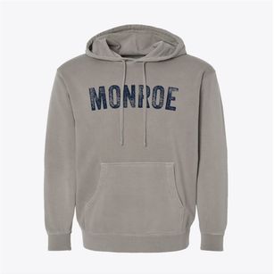 Monroe Pennsylvania Timeless Retro Pigment-Dyed Hoodie