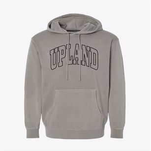 Upland Indiana Trendy Block Pigment-Dyed Hoodie