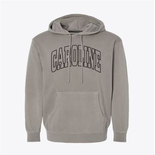 Caroline New York Trendy Block Pigment-Dyed Hoodie