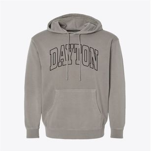 Dayton New York Trendy Block Pigment-Dyed Hoodie