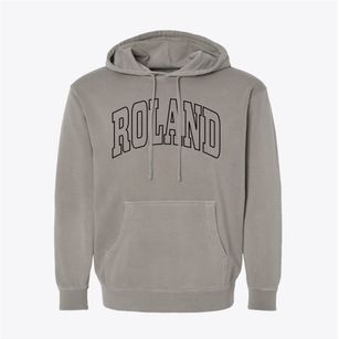 Roland Iowa Trendy Block Pigment-Dyed Hoodie