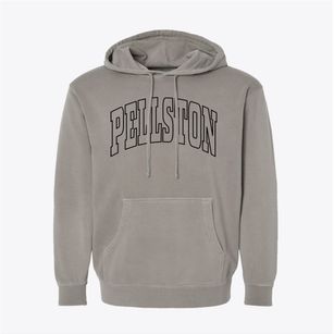 Pellston Michigan Trendy Block Pigment-Dyed Hoodie