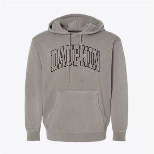 Dauphin Pennsylvania Trendy Block Pigment-Dyed Hoodie