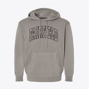 Fairfield California Trendy Block Pigment-Dyed Hoodie